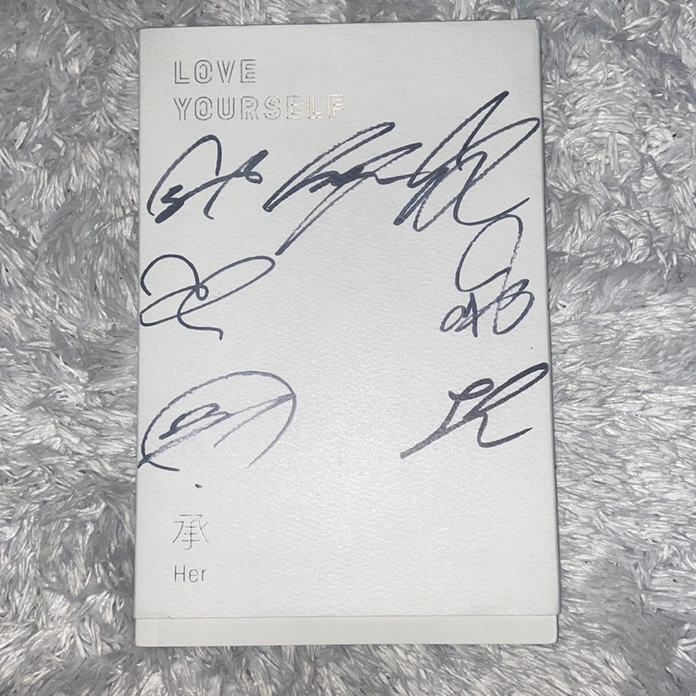 Signed BTS album
